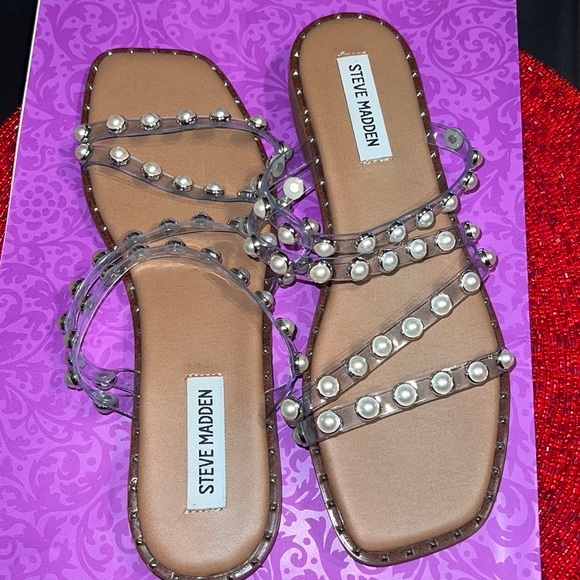 Steve Madden Shoes New Steve Madden Womens Skyler Embellished Flat